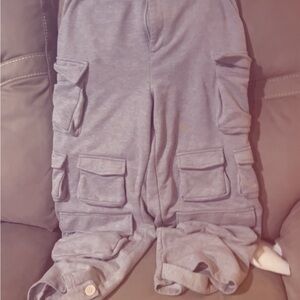 Gray Cargo Pants